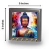 Buddha Wall Decor with Brass Hooks (B10) - Image 5
