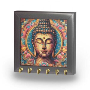 Buddha Canvas Key holder for Home decor