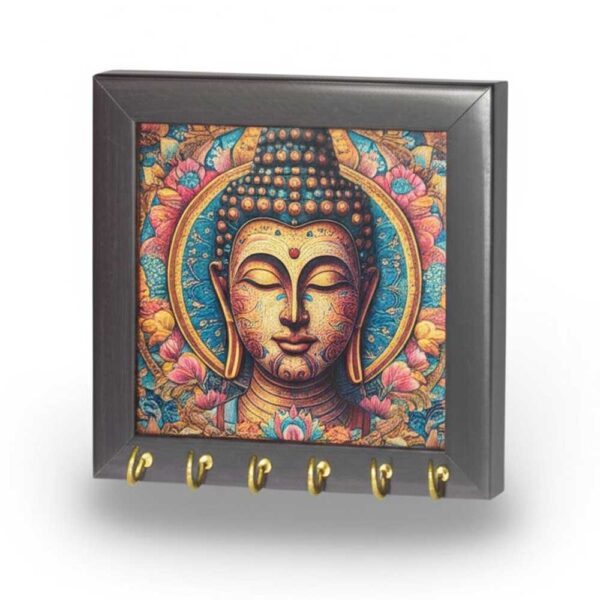 Buddha Canvas Key holder for Home decor