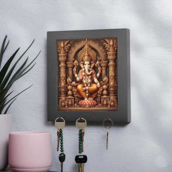 ganesha-wall-frame-canvas key holder