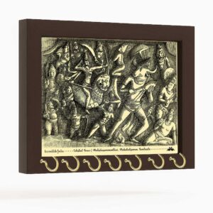 Mahishasuramardhini Canvas Key Holder Mahabalipuram Souvenir