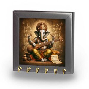 Ganesha home decor canvas in vibrant tones. A perfect spiritual wall accent and gift idea for special occasions and peaceful interiors.