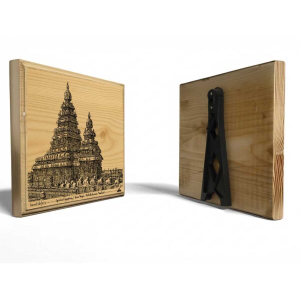 Shore Temple Mahabalipuram Wooden Souvenir - Image 5