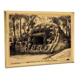 Tiger Caves Mahabalipuram Wood Art